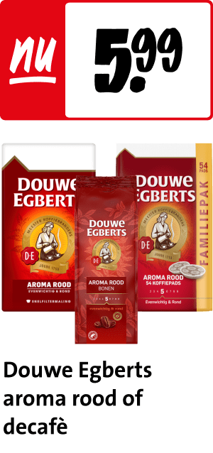 Douwe Egberts voor €5,99