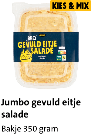 Gevuld eitje salade kies & mix 4 voor €10