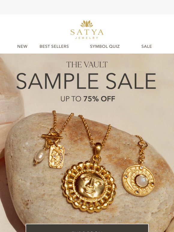 SAMPLE SALE: Only 1 more day to save up to 75%⏰