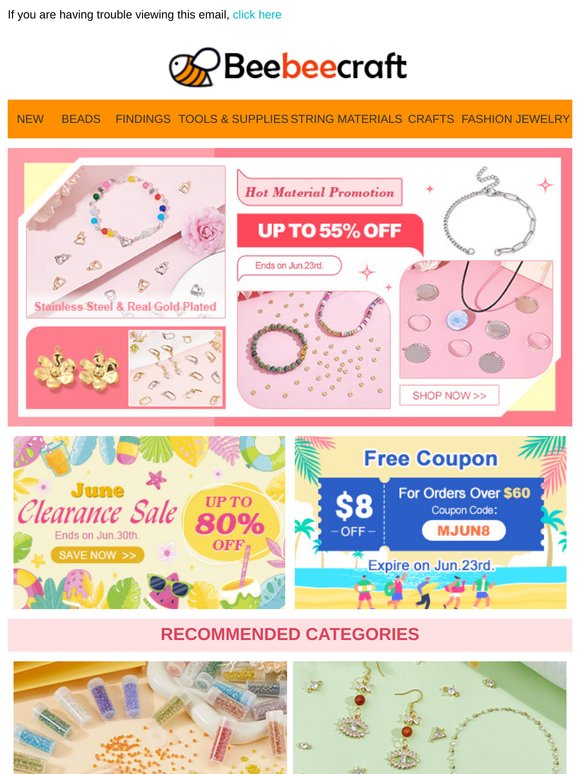 Guess What? Hot Material Promotion UP TO 55% OFF!