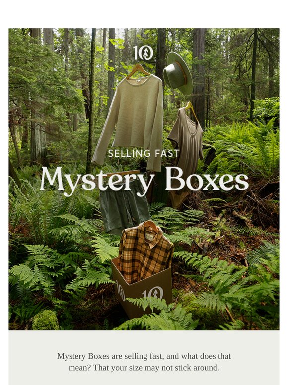 Mystery Boxes: Selling Fast 👀