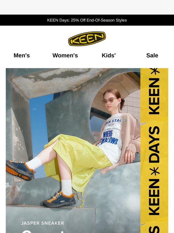 Jasper Sneaker = Original Outdoor Vibes