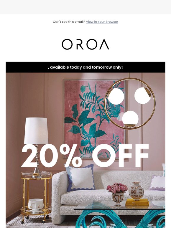 20% OFF Jonathan Adler Collection