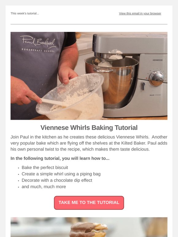 Learn to Bake Viennese Whirls on CakeFlix
