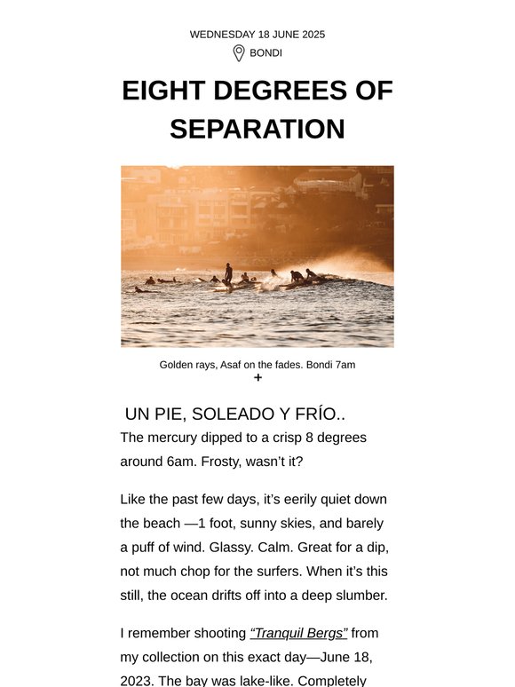 : : Eight Degrees of Separation