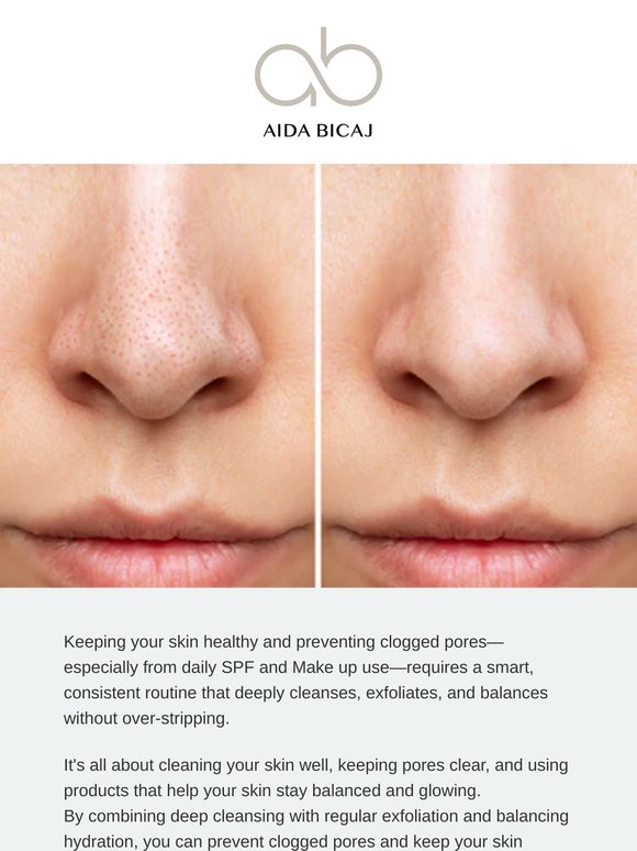 How to prevent the pores from getting clogged and  how to keep skin healthy