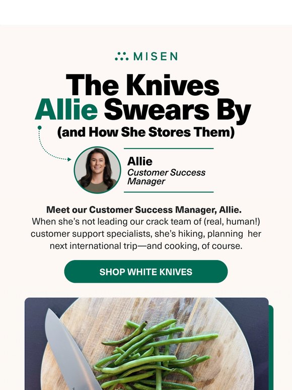 The Knives Our Customer Service Manager Loves