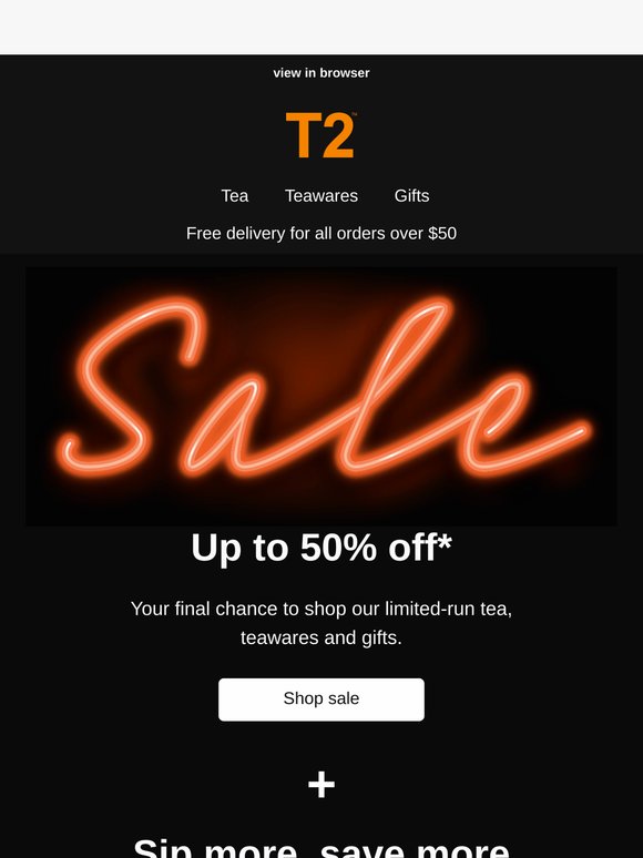 Up to 50% off on NOW*