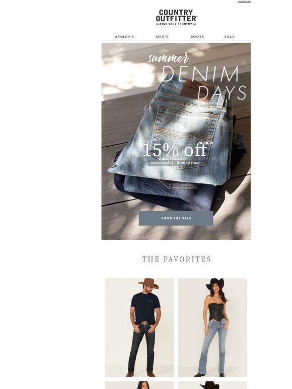 Summer Denim Sale