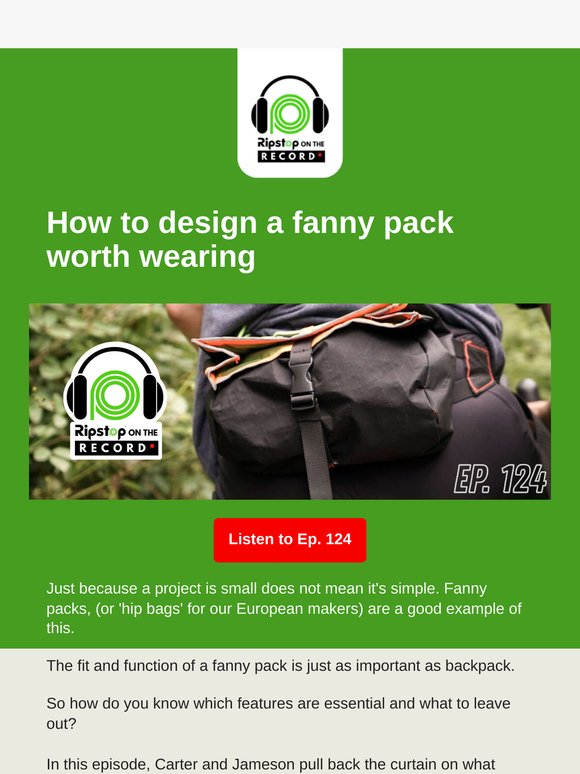 Hip Pack Features That Won't Flop