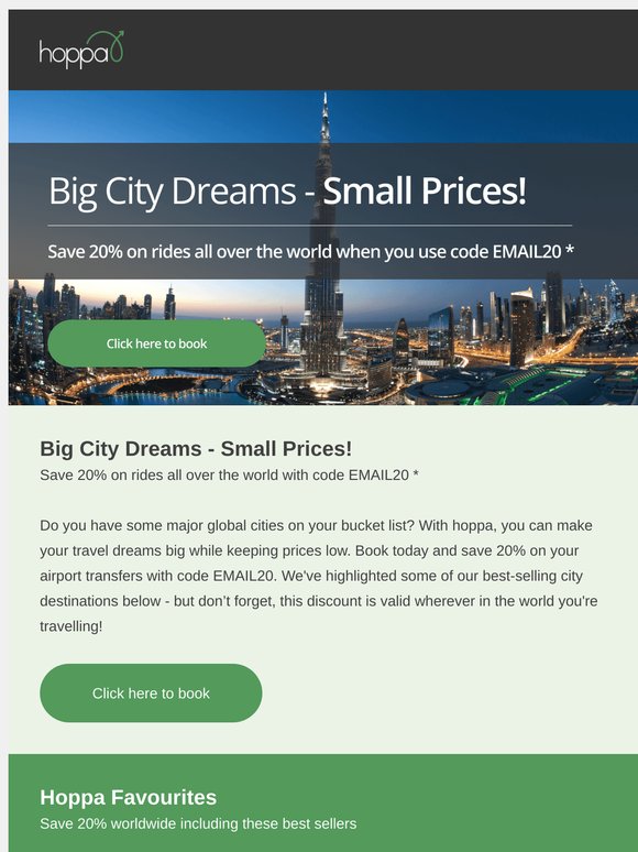 Big City Dreams - Small Prices!