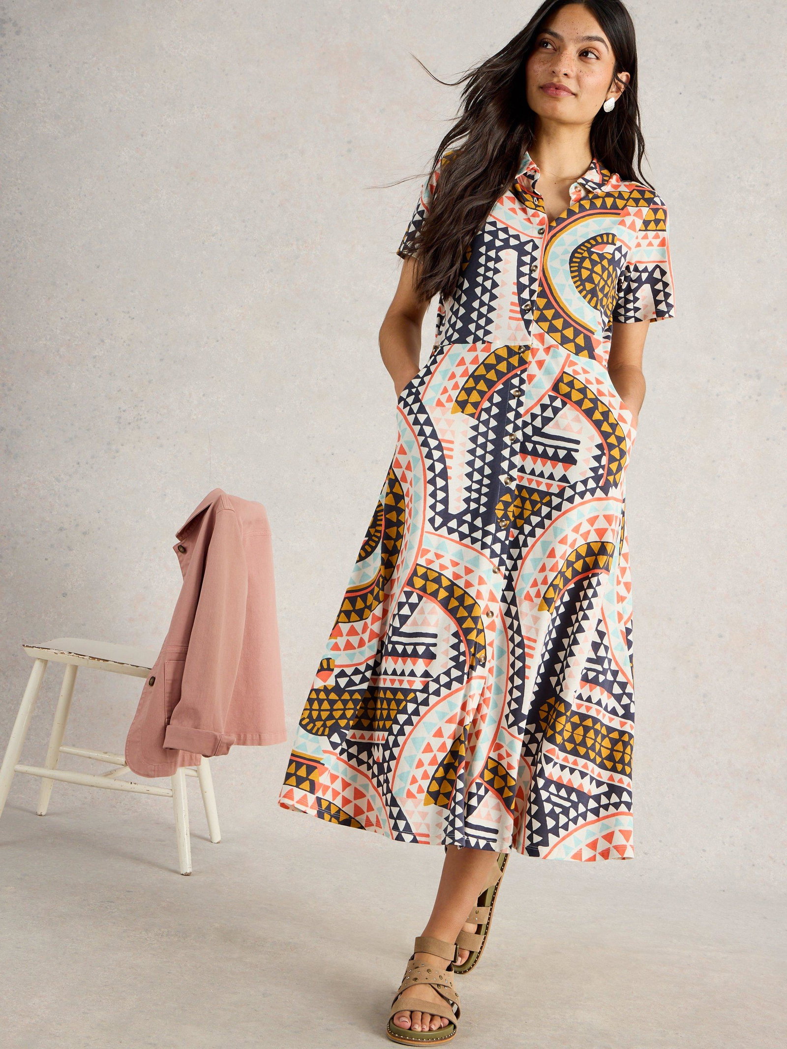 Shop Rua Jersey Shirt Dress