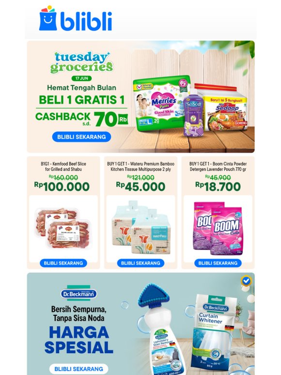 🛒HOT Clearance Sale Diskon s.d. 60%: Biore & So Klin👇