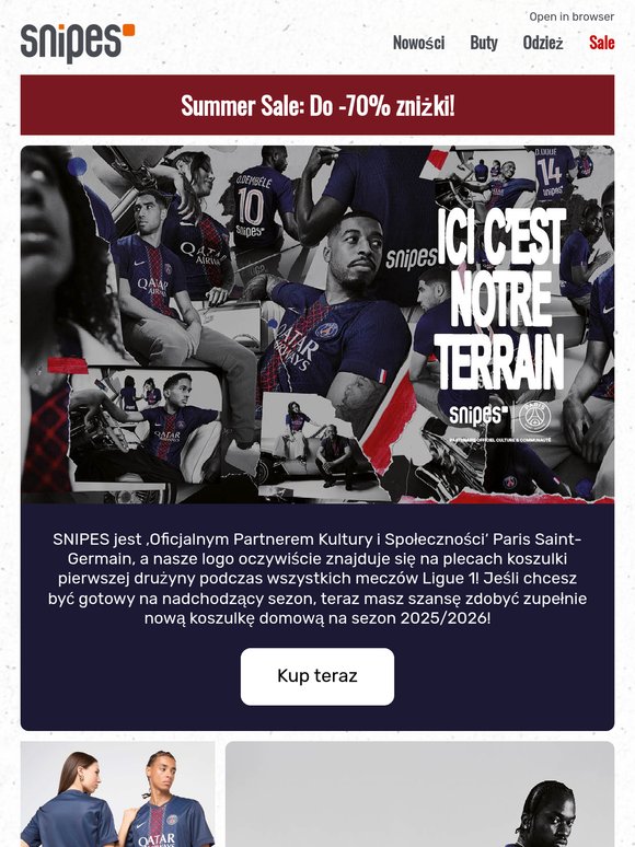 ⚽ Nowa koszulka domowa Paris Saint-Germain jest już dostępna!