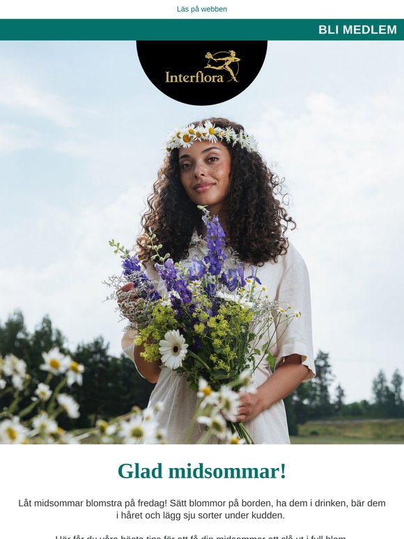 Redo för en blomstrande midsommar? 🌻