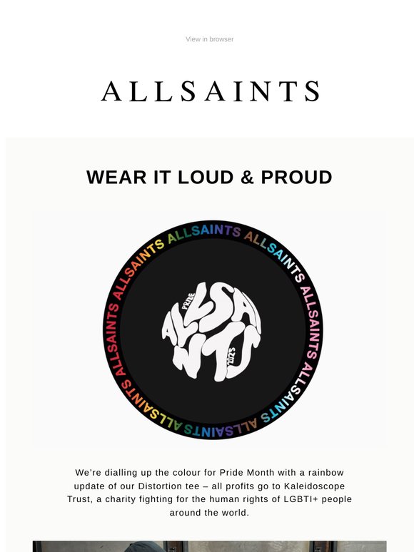 Pride Charity Tee: Wear It Loud & Proud