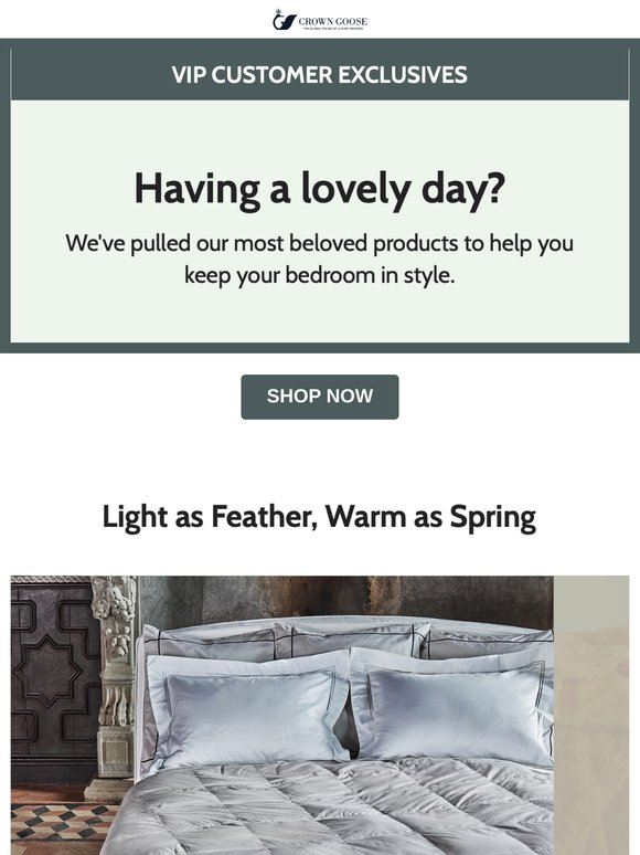 Our most beloved bedding items