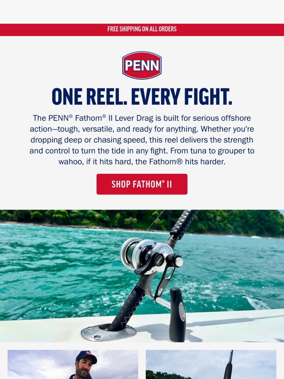 The Reel Built For Every Fight - Fathom II Lever Drag