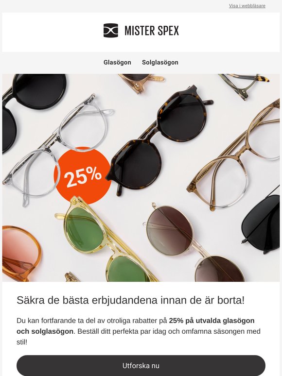 25% rabatt väntar på dig!