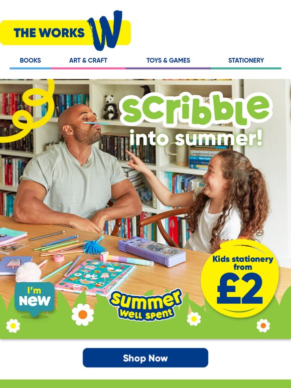 Keep little hands busy this summer🖍️☀️