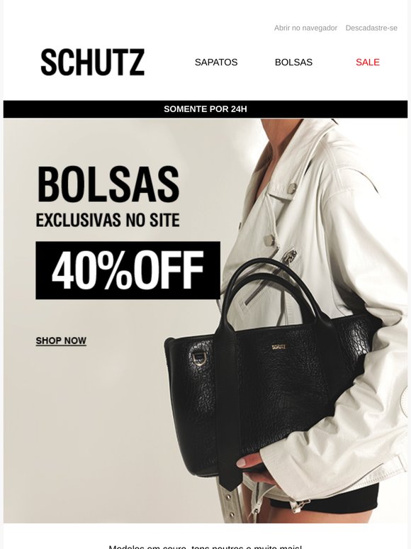 I'm Back: All Bags 40% OFF 🔥