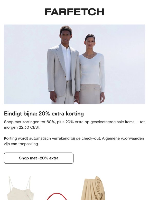 Laatste kans: 20% extra korting