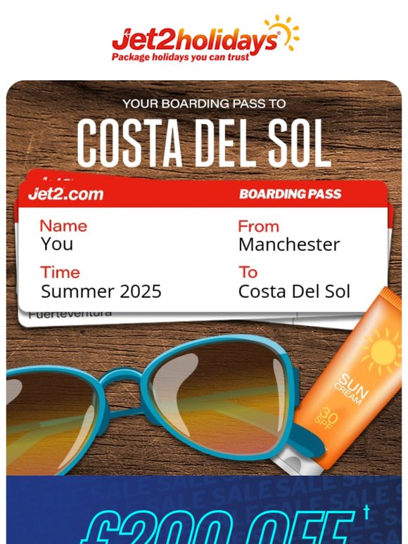 Here's your boarding pass to...