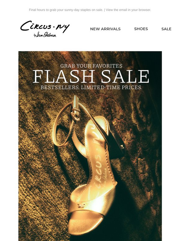 Ends Tonight: Summer Flash Sale!