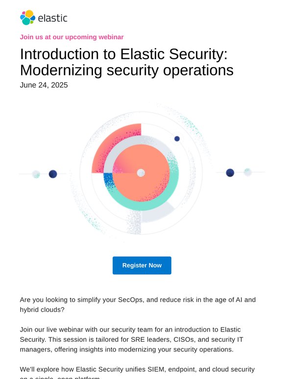 Unify Your Security for the AI Era: Elastic Security Webinar
