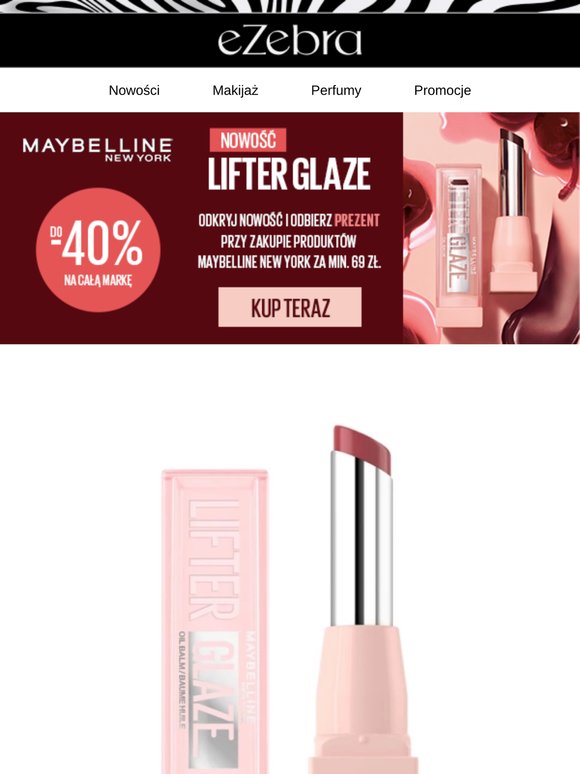 👄 Do -40% na nowości i bestsellery od Maybelline!