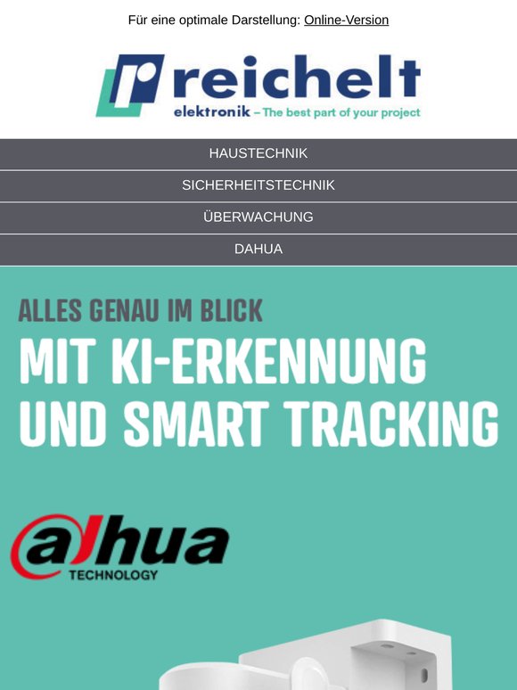 Sicher mit Dahua – smarte Kameralösungen für drinnen und draußen