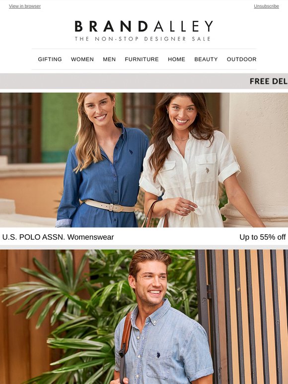 New in: U.S. Polo Assn. | Up to 55% off Freya, Fantasie, No.Eleven, Michael Kors, Kate Spade, DKNY & more!
