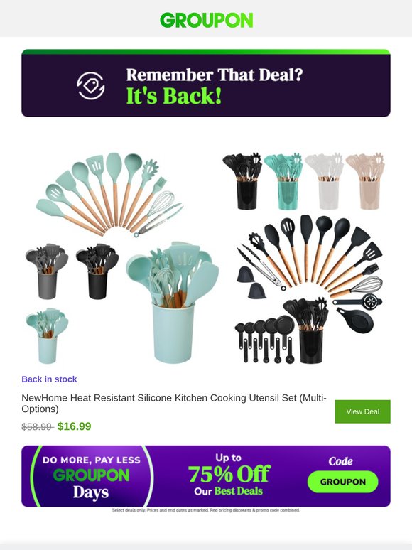 Hurry, the deal you viewed is back in stock