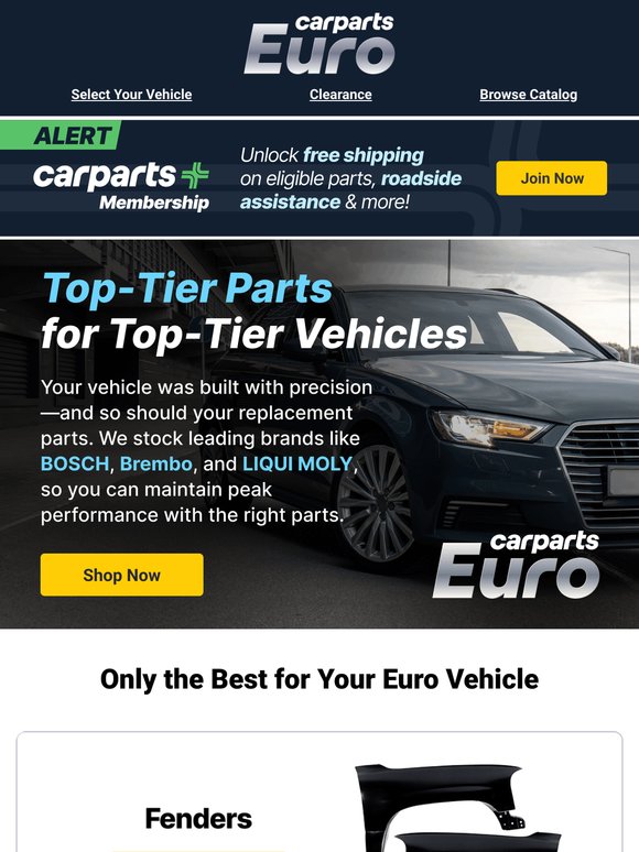 The Parts Euro Vehicles Count On ✅