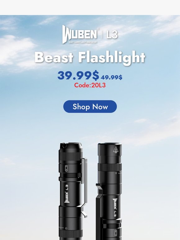 Wuben L3 New Launched !!!