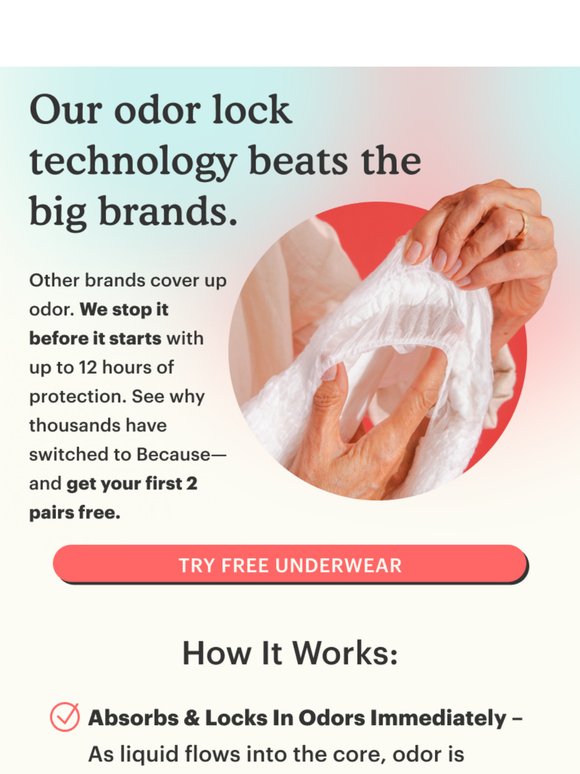✅ Free odor control that really works