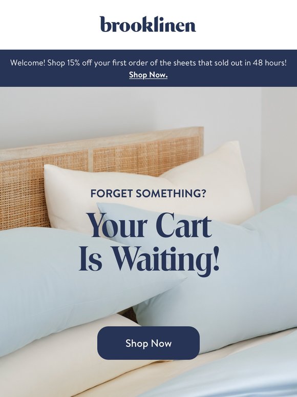 Looks like you forgot your cart