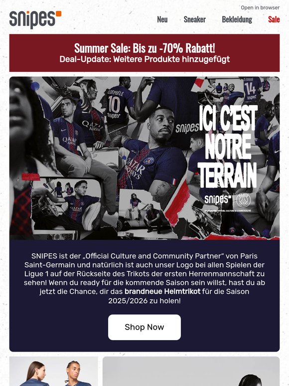 ⚽ Das neue Paris Saint-Germain Heimtrikot ist da!
