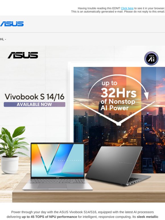 2025 ASUS Vivobook S Now Available!