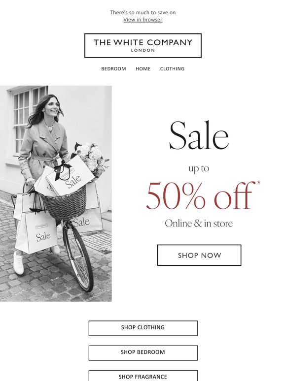Sale | Up to 50% off