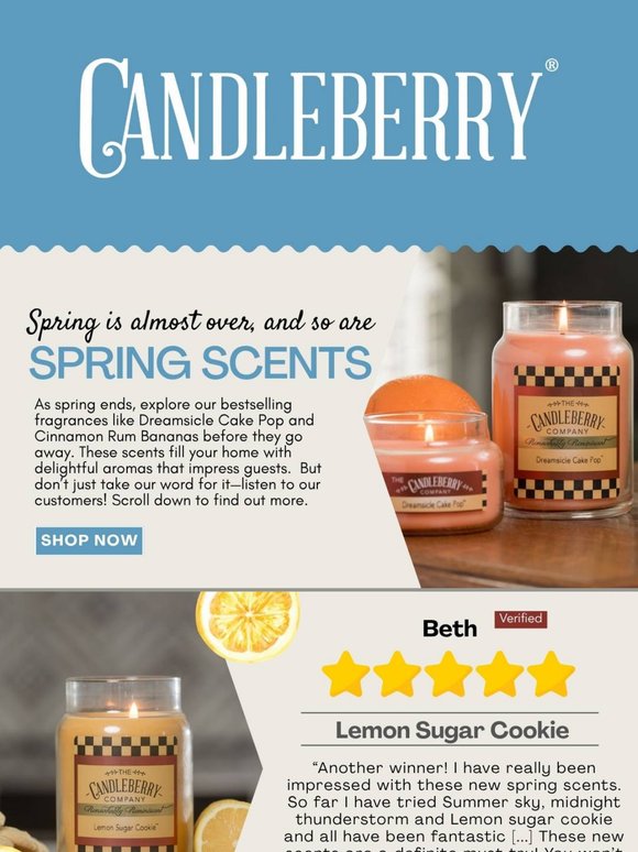 SPRING SCENTS: LAST CHANCE! 🌸