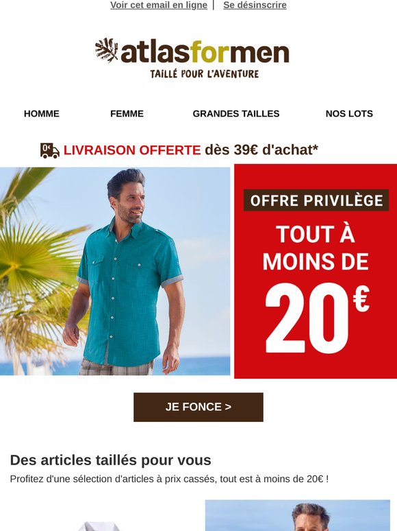 Tout à moins de 20€, faites-vous plaisir