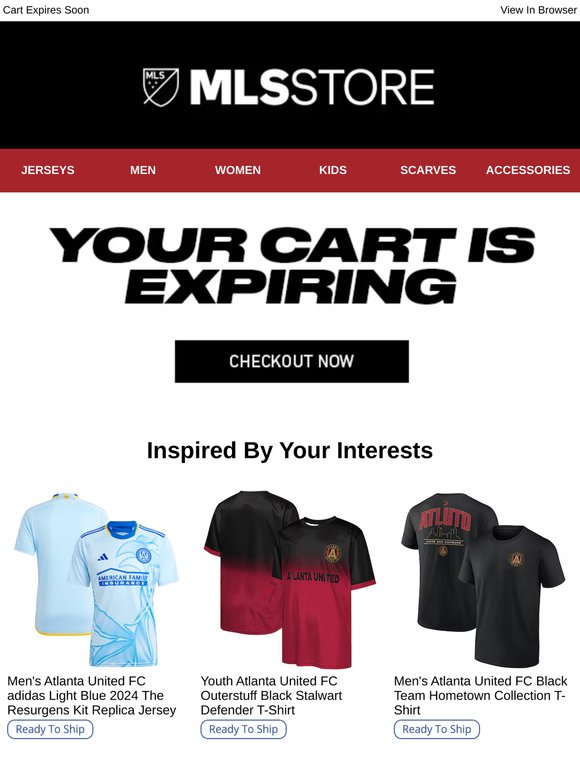 Last Chance For Your Cart
