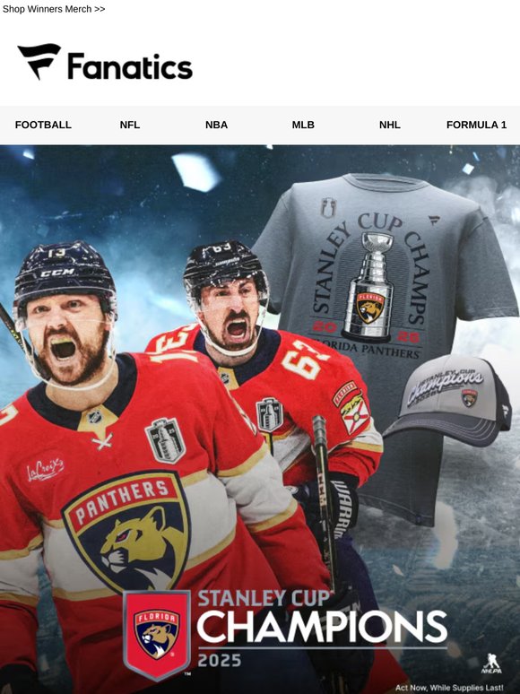 Florida Panthers Are Stanley Cup Champions!