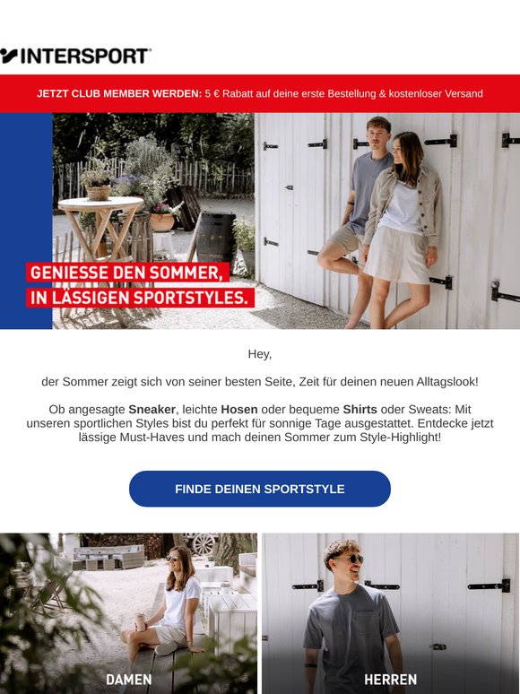 Sommer, Sonne, Sportstyle – finde dein Outfit!