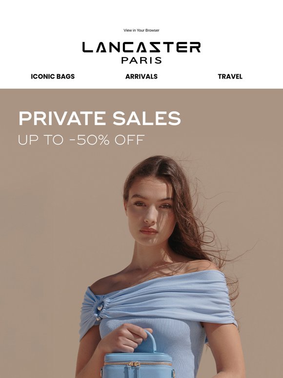 Privilege Sales: up to -50% off