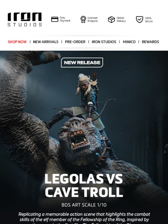 Legolas Vs Cave Troll 🏹
