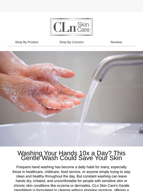 Protect Your Skin From the Damage of Daily Hand Washing