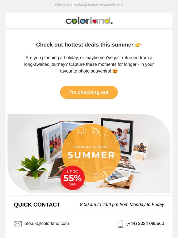 Summer discounts have just started!