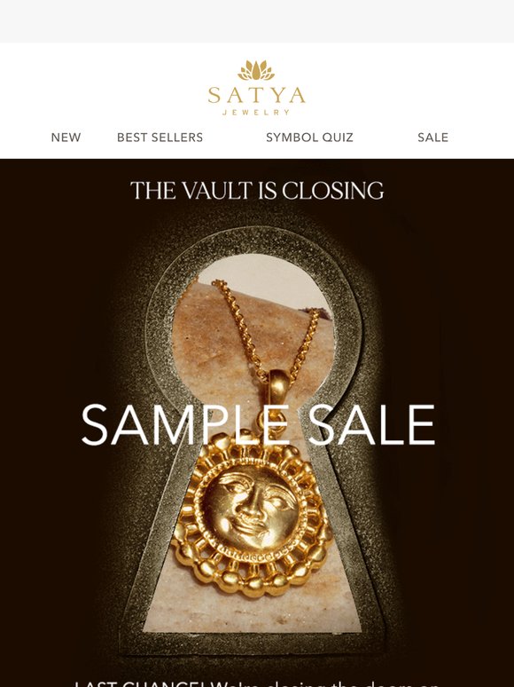 🔆LAST CALL: Sample Sale ends at midnight!🔆